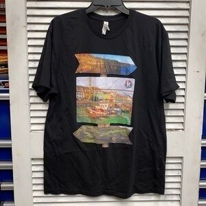 Kodak Polaroid Black Tee size Large